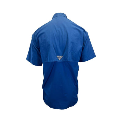 Columbia Men's Woven Shirt PFG Bonehead Short Sleeve Fishing Shirt