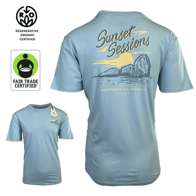 prAna Men's Crescent Bay T-Shirt Everyday Sessions Short Sleeve Tee (S13)