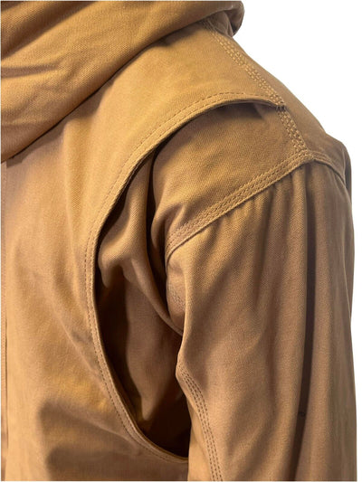 Rugged Wear Men's Brown Jacket Heavy-Duty Insulated Work L/S (S02)