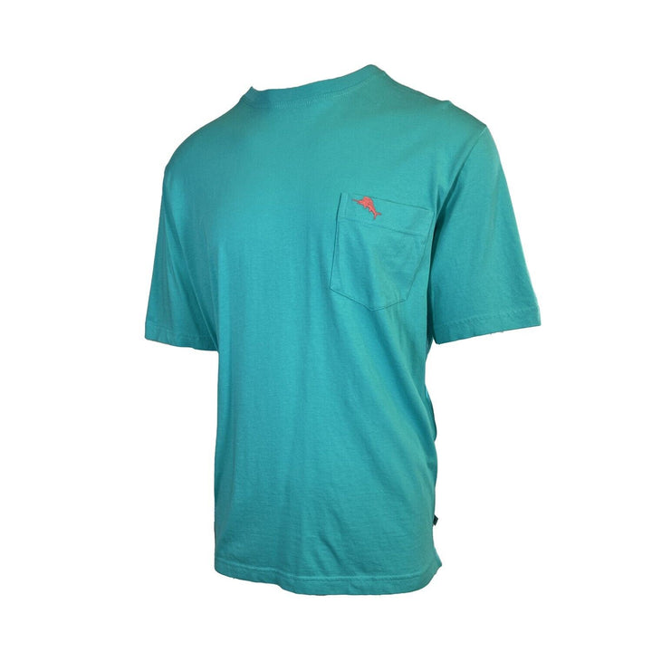 Tommy Bahama Men's Ming Jade T-Shirt Crew Neck Bali Skyline Pink Logo Tee (S34)