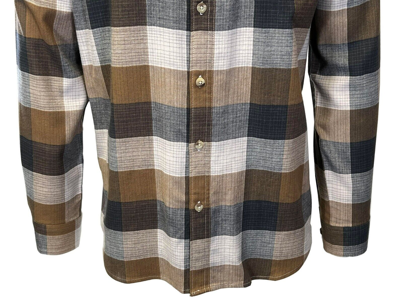 Columbia Men's Dark Stone Shirt Ombre Buffalo Cornell Woods Flannel Shirt (278)