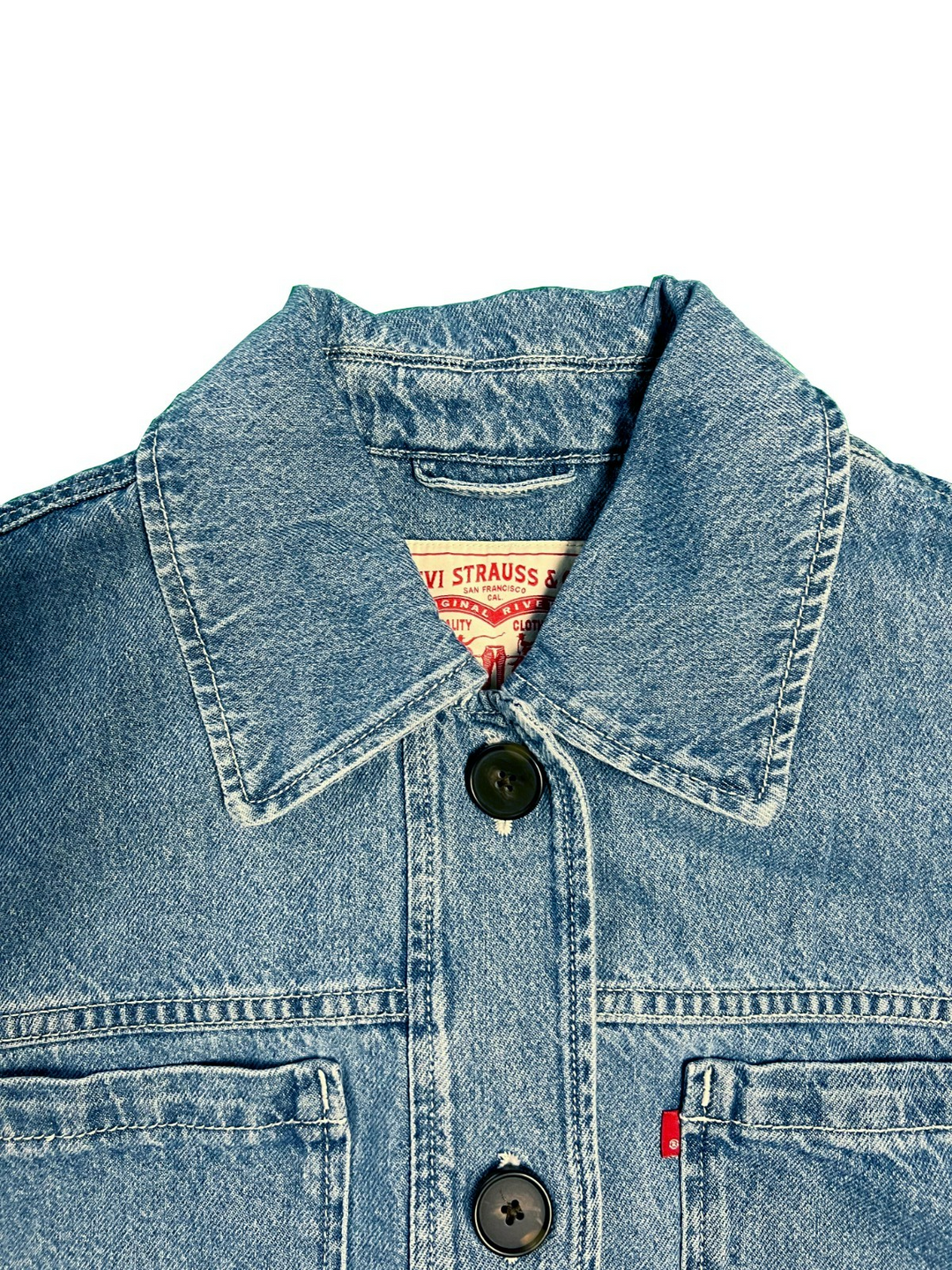 Levi's Women's Denim Jacket Cara Cotton Prep Outerwear Coat (S01)