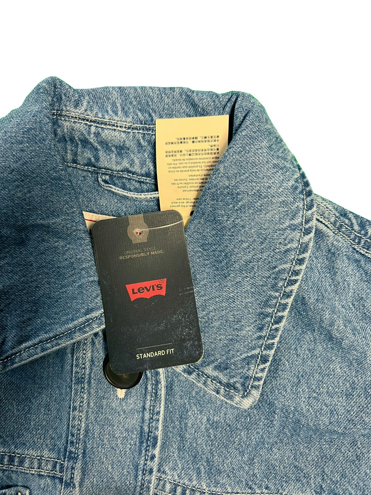 Levi's Women's Denim Jacket Cara Cotton Prep Outerwear Coat (S01)