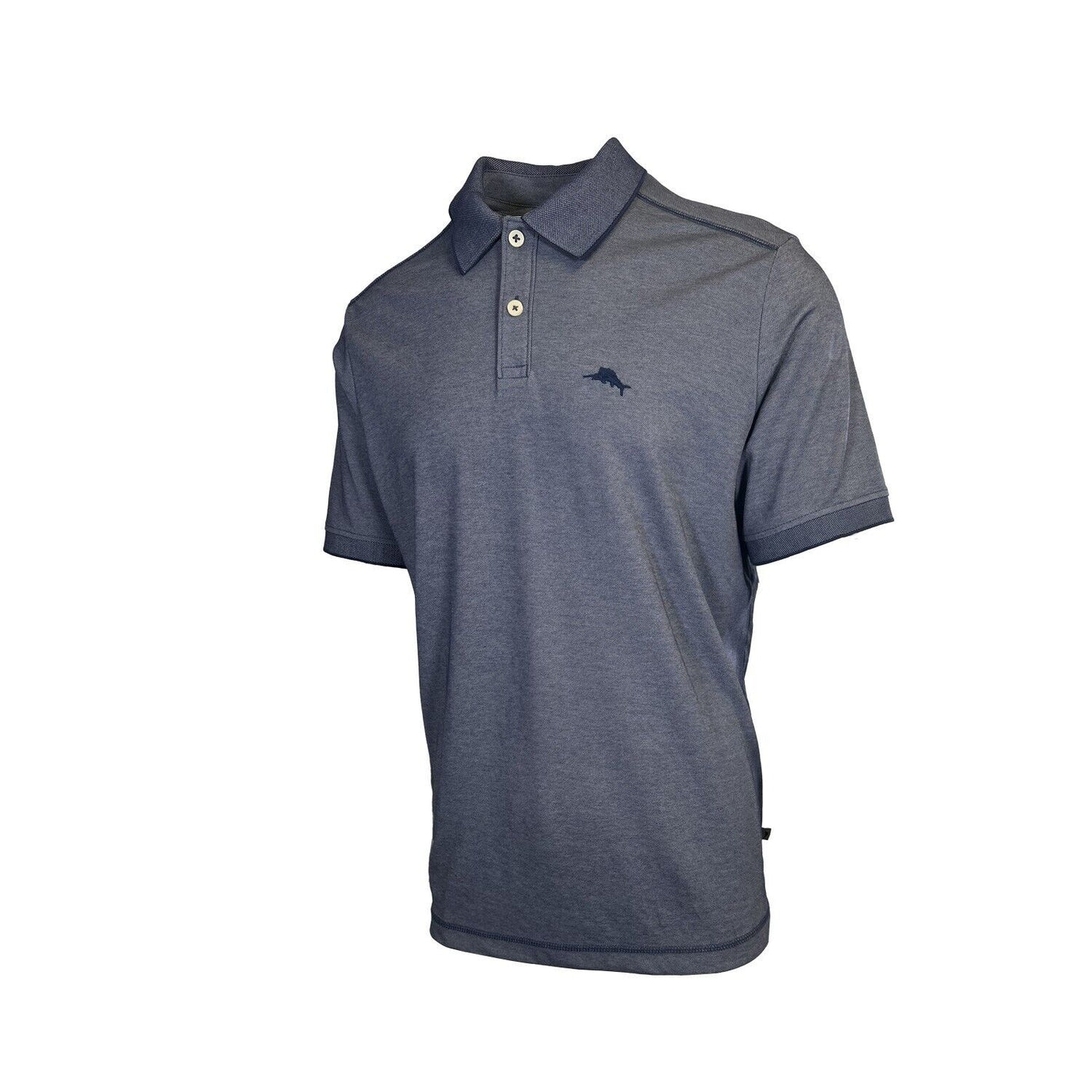 Tommy Bahama Men's Throne Blue Performance Polo 2 Buttons T-Shirt S/S (S09)