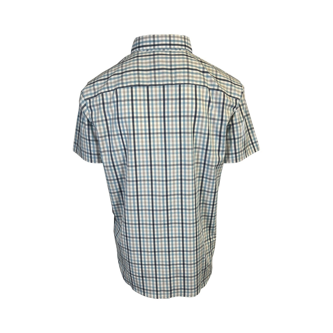 Columbia Men's Ripple Blue Multi Gingham Rapid Rivers II S/S Shirt (431)