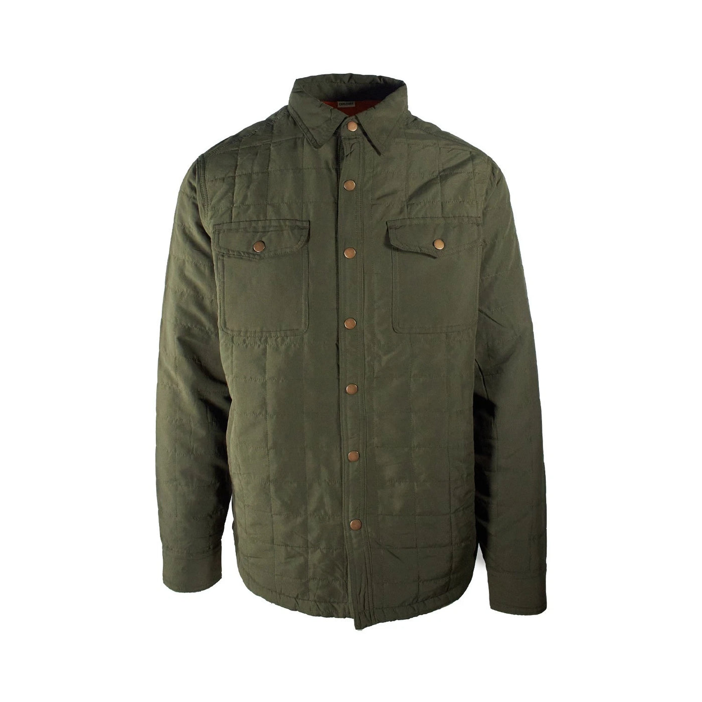 Field & Forest Men's Jacket Padded Grey, Brown, Green Shirt