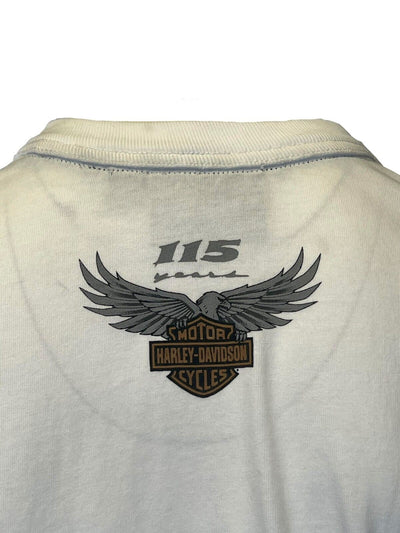 Branded Men's White T-Shirt 115th Anniversary Long Sleeve (S99)