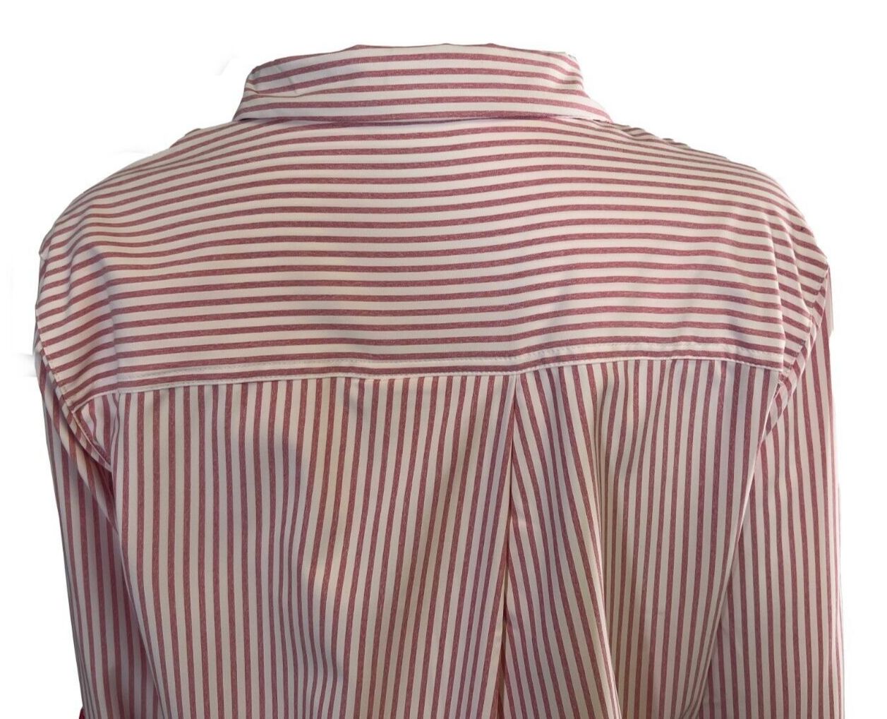 Columbia Women's Shirt Pink Striped W Ross River Trail EXS Woven L/S (693)