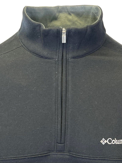 Columbia Men's Black Sweatshirt Hart Mountain Half Zip L/S (S05)