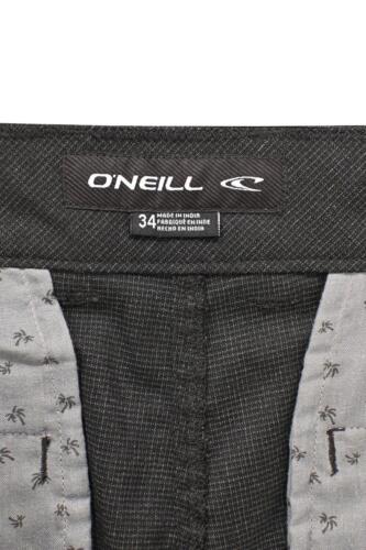 O'Neill Men's Chino Shorts Black Charcoal 2-Way Stretch (S06)