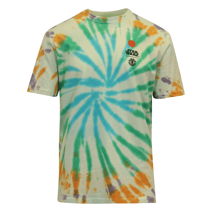 Element x Star Wars Men's T-Shirt White Multicolor Tye-Dye S/S (S06)