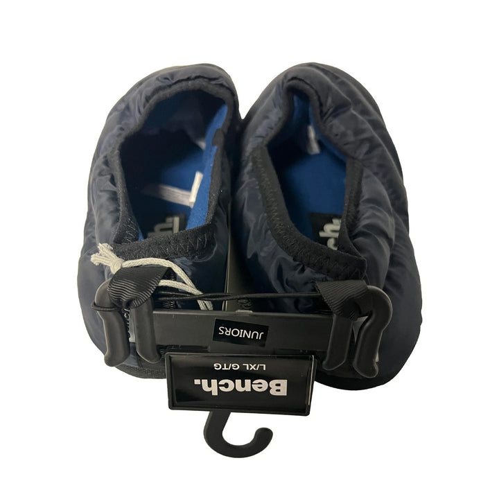 Bench Juniors Kid's Navy Puffer Slippers with Rubber Sole FiberFill (S02)