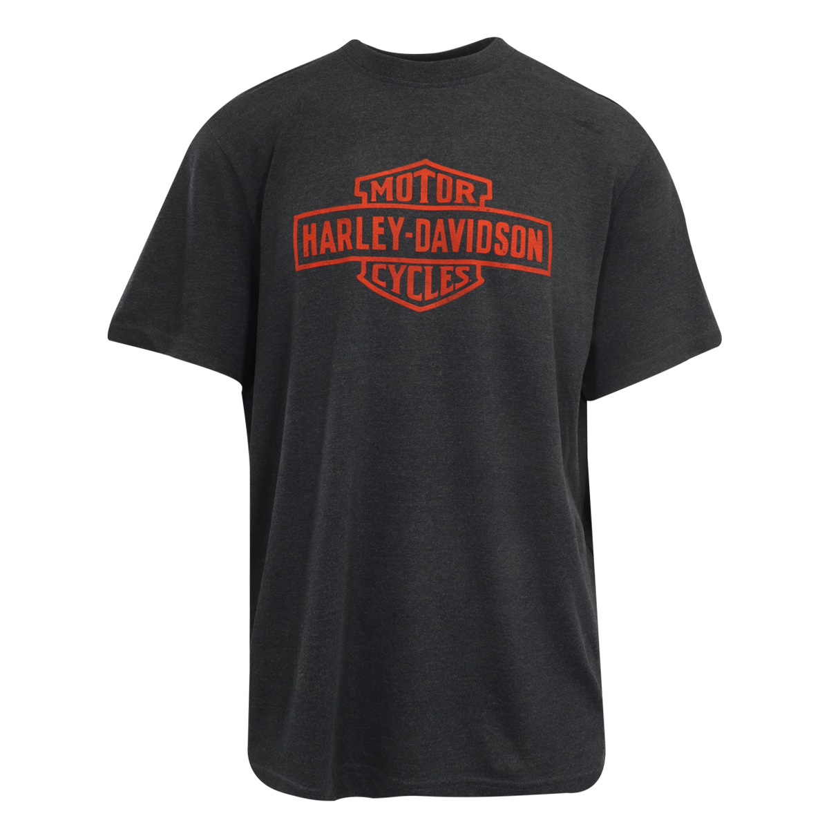 Harley-Davidson Men's T-Shirt Navy Distressed Logo Shoulder Stitch S/S (S85)