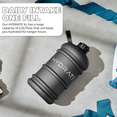 Hydrate BPA Free 2.2L Water Bottle