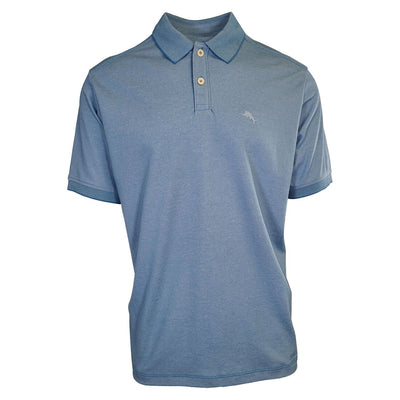 Tommy Bahama Men's Buccaneer Blue Performance Polo 2 Buttons T-Shirt S/S (S05)