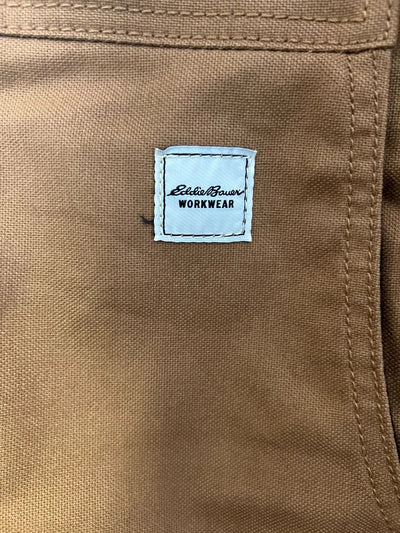 Eddie Bauer Workwear Men's Brown Jacket Foreman Fit 3M Thinsulate Zipper (S02)