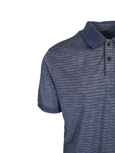 Tommy Bahama Men's Island Navy Striped Performance Polo T-Shirt S/S (S13)