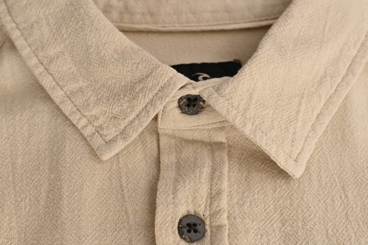 Rip Curl Men's Shirt Bone Linen Short Sleeve Woven (S12)