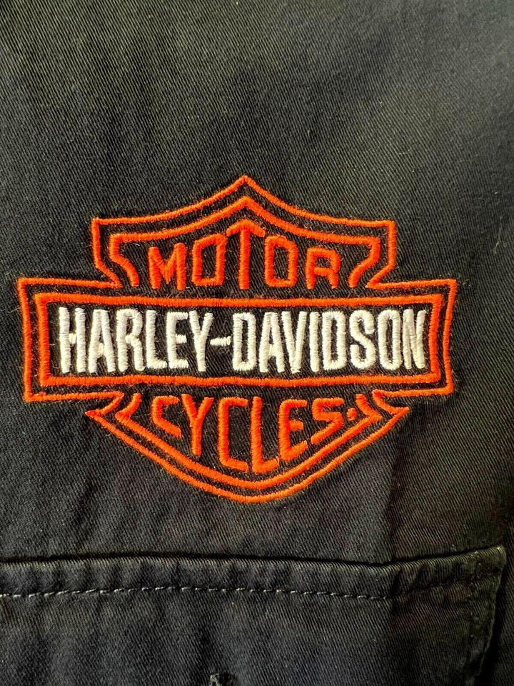 HD Branded Men's Shirt  Beauty Bar & Shield Long Sleeve (S65)