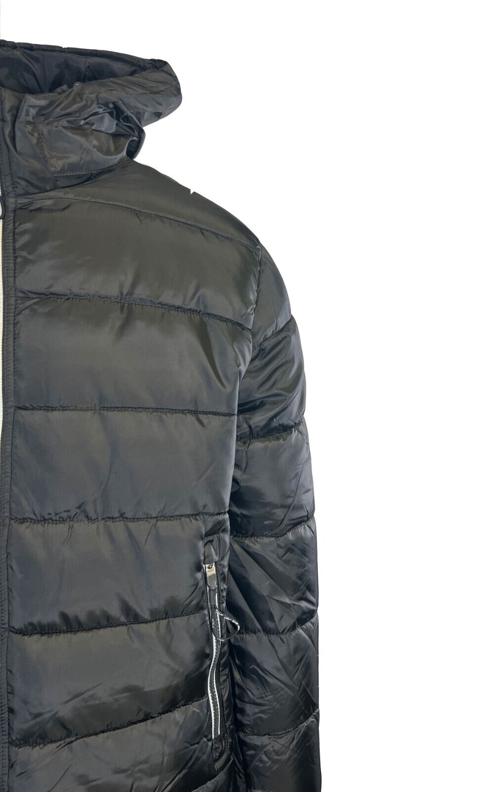 Gant Men's Black Jacket Active Cloud Puffer Hooded (S01)