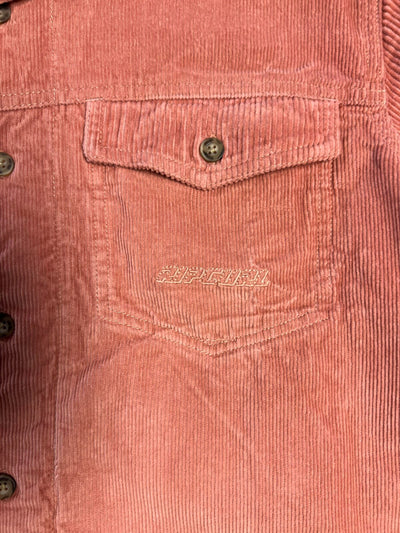 Rip Curl Women's Dusty Rose Jacket Stevie Cord Shirt (S01)