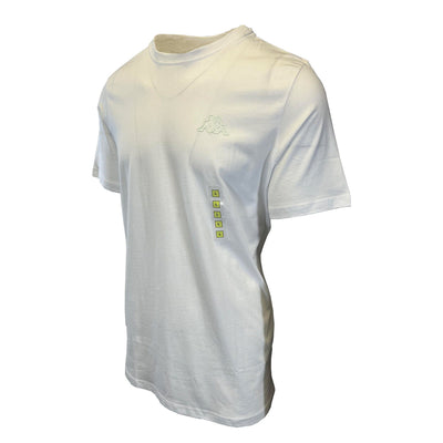 Kappa Men's T-Shirt White Crew Neck Solid Regular Fit S/S (S08)