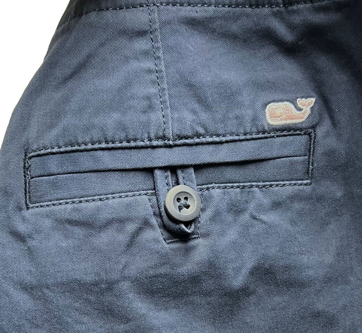 Vineyard Vines Women's Blue Blazer Shorts Everyday Solid Pockets (S04)