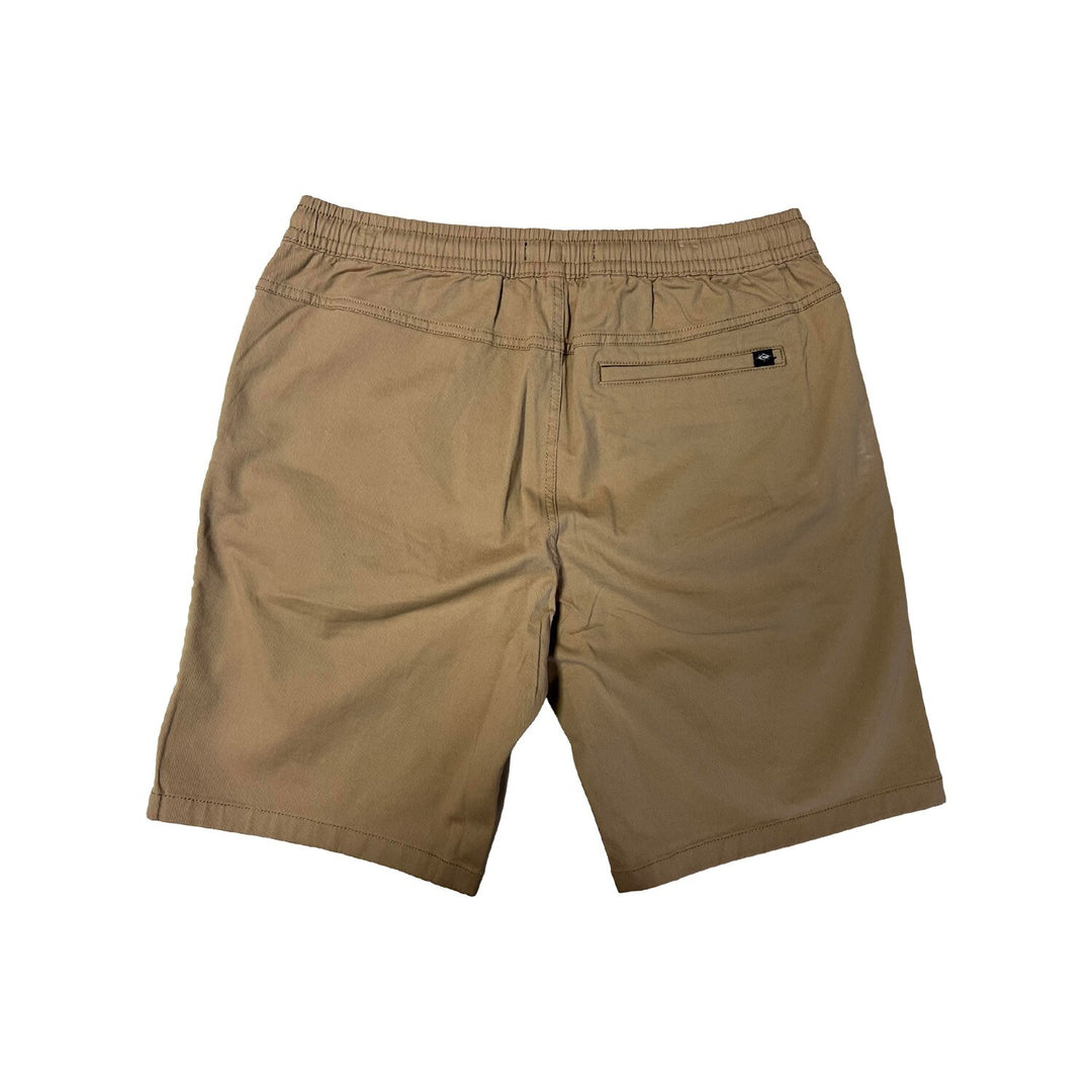 Rip Curl Men's Short Classic Surf Volley Elastic Waist Walkshort (Khaki, Black)