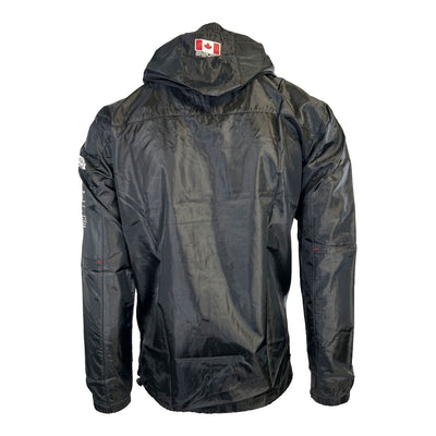 Canadian Peak Men's Black Jacket 1953 Butaneak Wind Rain Breaker (S10)