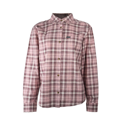 Columbia Women's Shirt Blue Point Creek Everyday Tartan Woven Long Sleeve Shirt