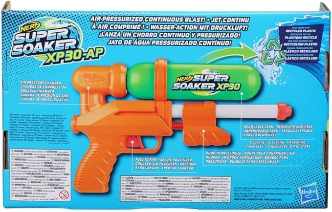 Hasbro Nerf Super Soaker XP30-AP Water Blaster Toy (S44)
