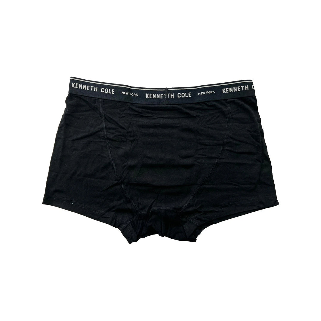 Kenneth Cole Men's 3 Pack Boxer Black Navy Black Boxer Briefs (S11)