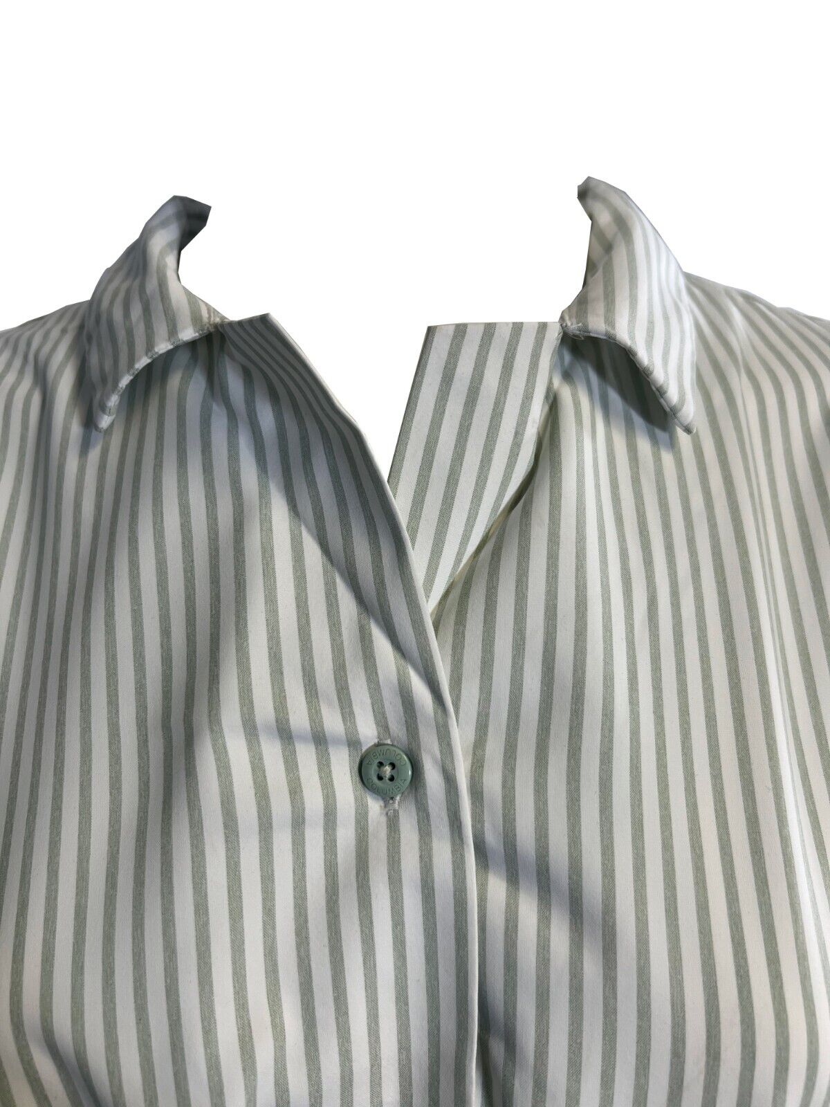 Columbia Women's Shirt Green Striped W Ross River Trail EXS Woven L/S (335)