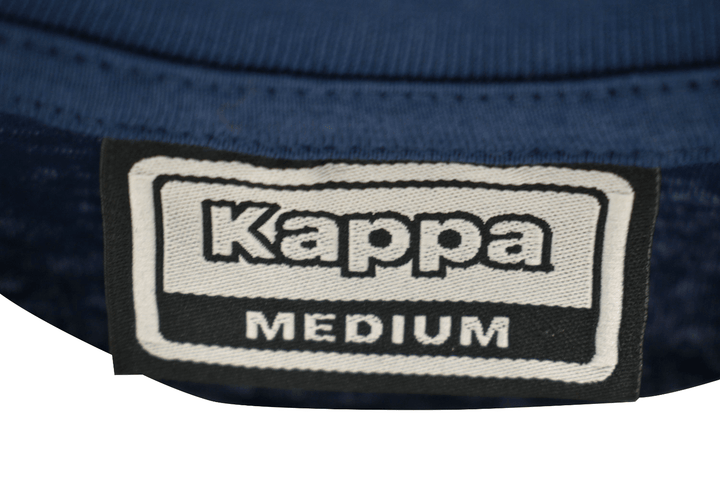 Kappa Men's T-Shirt Navy Blue Abelo Chest Logo S/S Tee (S02)