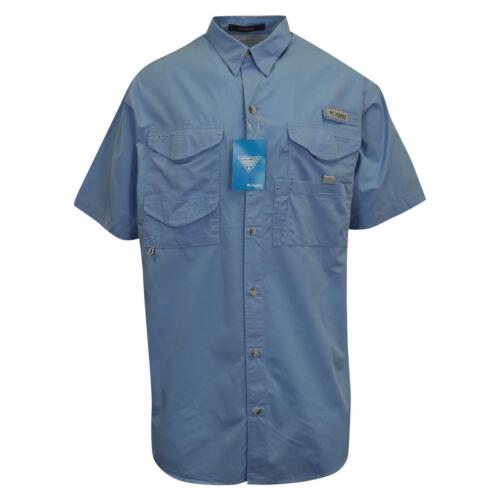 Columbia Men's Woven Shirt PFG Bonehead Short Sleeve Fishing Shirt
