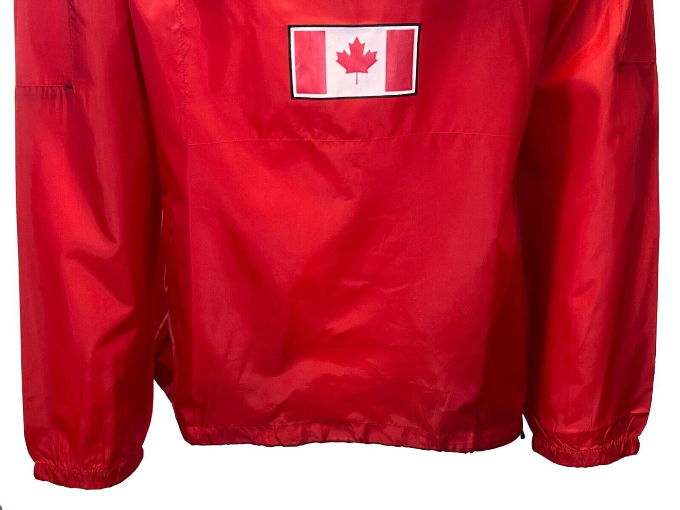 Canadian Peak Men's Red Jacket 1953 Butaneak Wind Rain Breaker (S04)