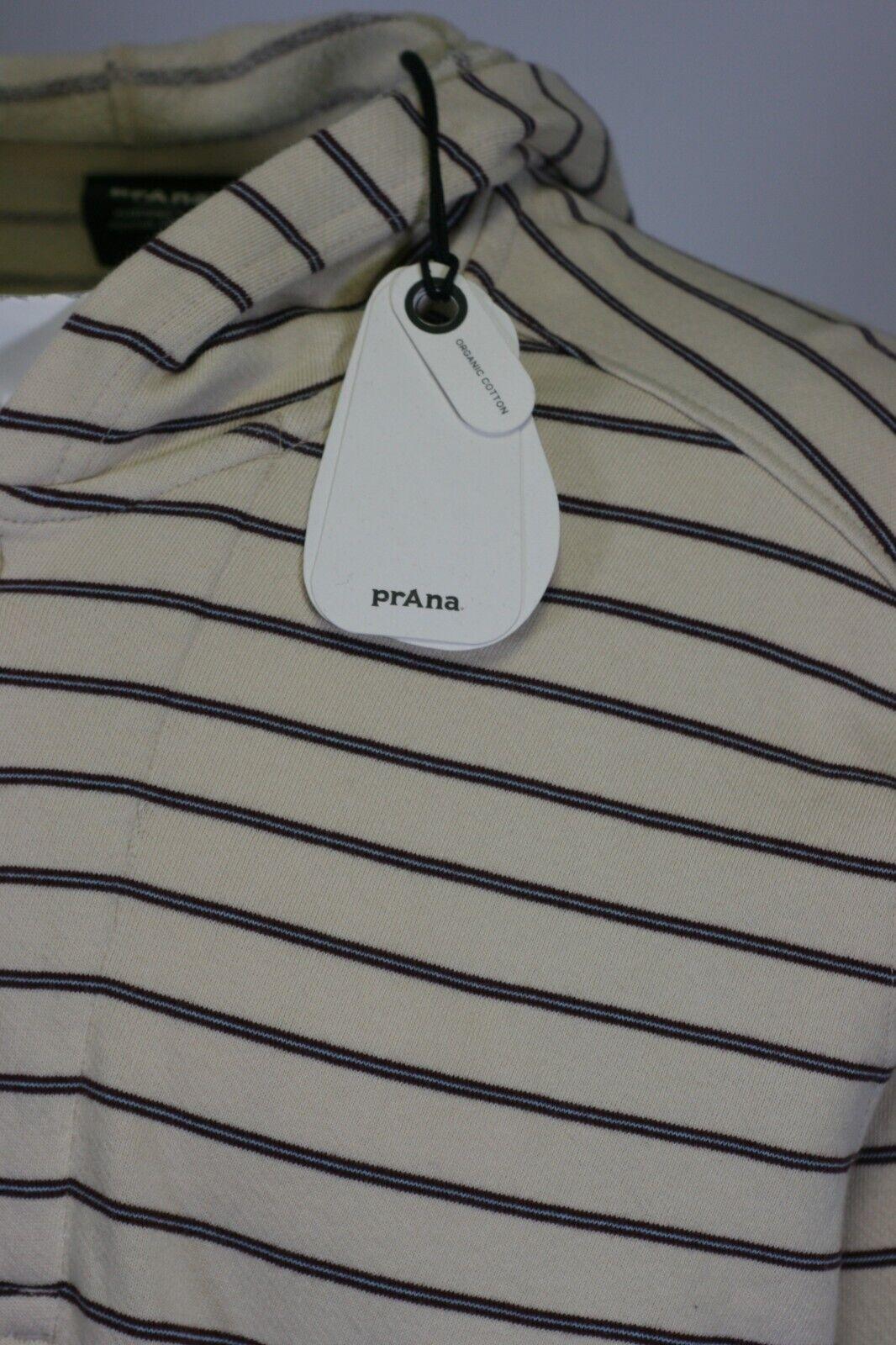 prAna Men's Chalk Hoodie Summer Swell Pullover (S02)