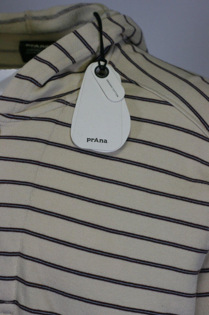 prAna Men's Chalk Hoodie Summer Swell Pullover (S02)