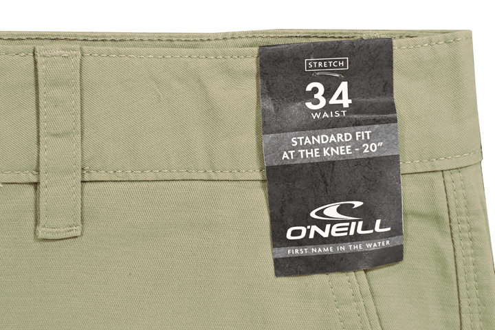 O’Neill Men’s Chino Shorts At The Knee Jay Stretch