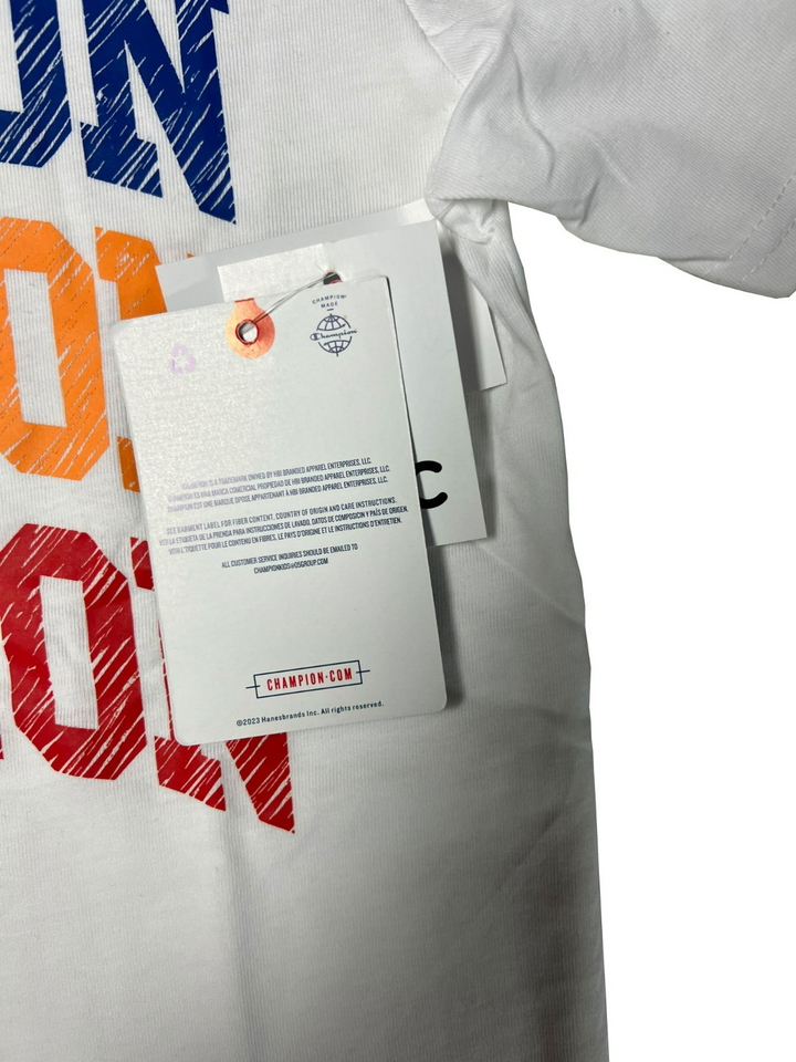Champion Boy’s Grey White T-Shirt &amp; Short Set (S02)