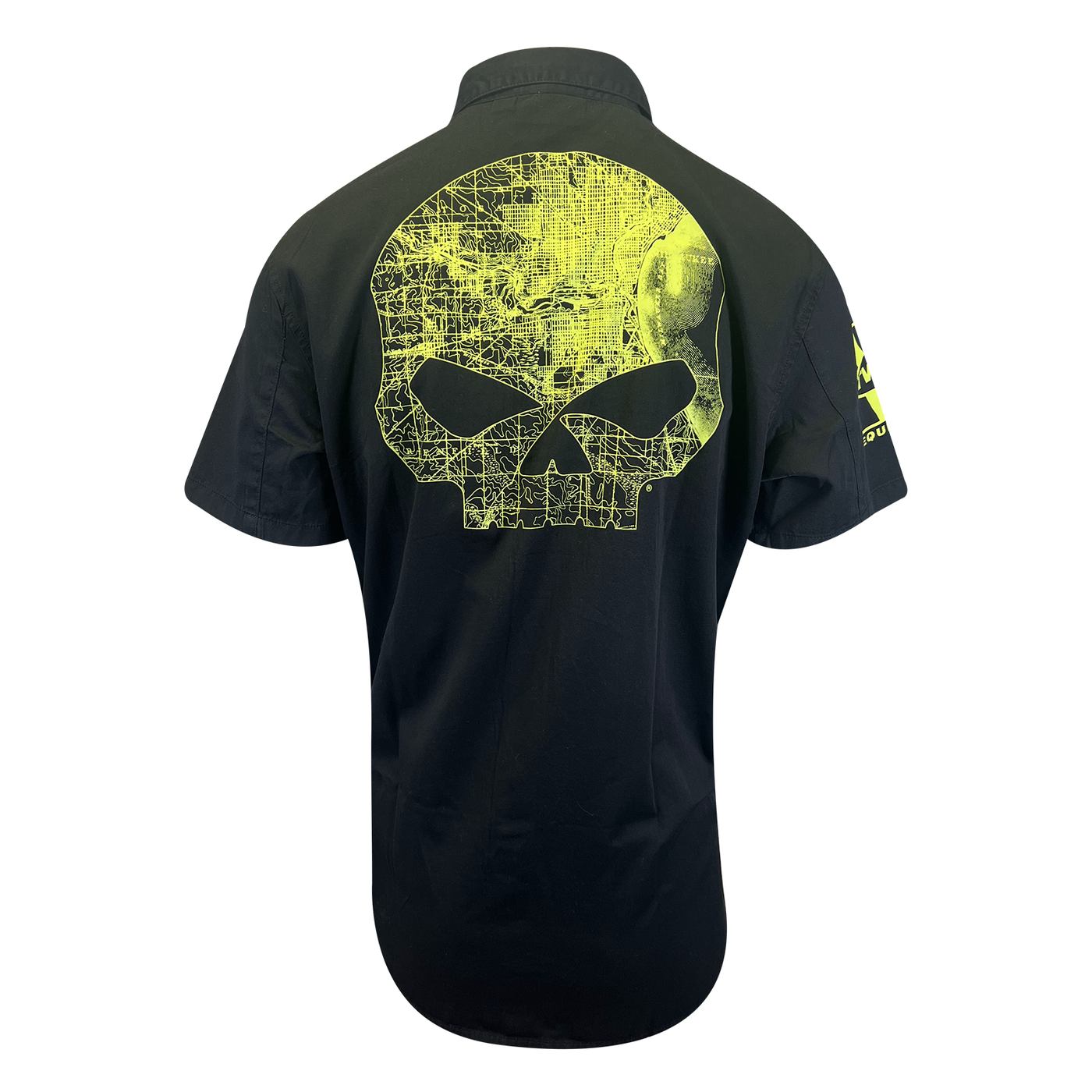 Harley-Davidson Men's Black Beauty Shirt Willie G Skull Short Sleeve (S64)