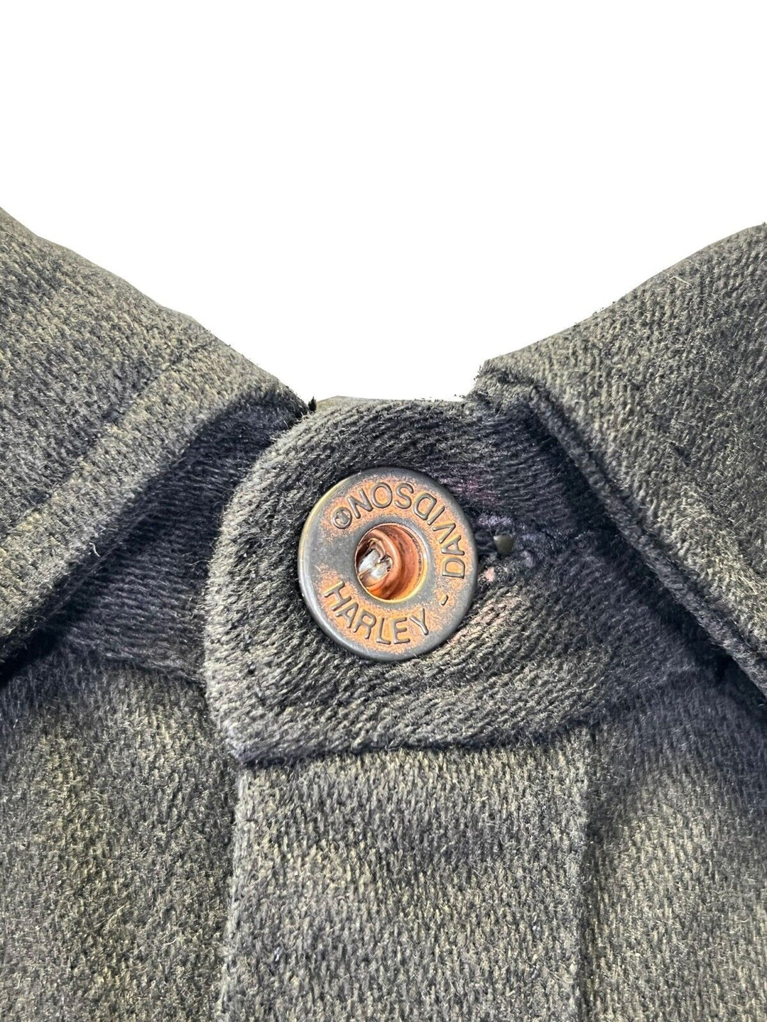 HD Branded Men's Black Shirt Logo Patch Embroidered Long Sleeve (S76)