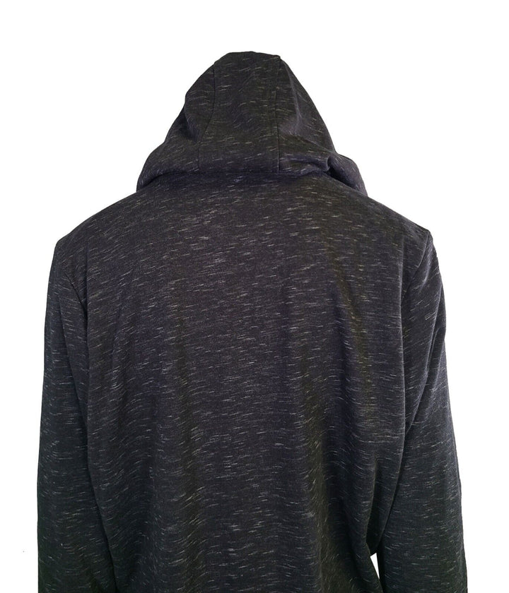 Powerfix Profi Men's Anthracite Hoodie 2 in 1 Reversible Black Gray Plaid (S01)