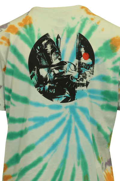 Element x Star Wars Men's T-Shirt White Multicolor Tye-Dye S/S (S06)