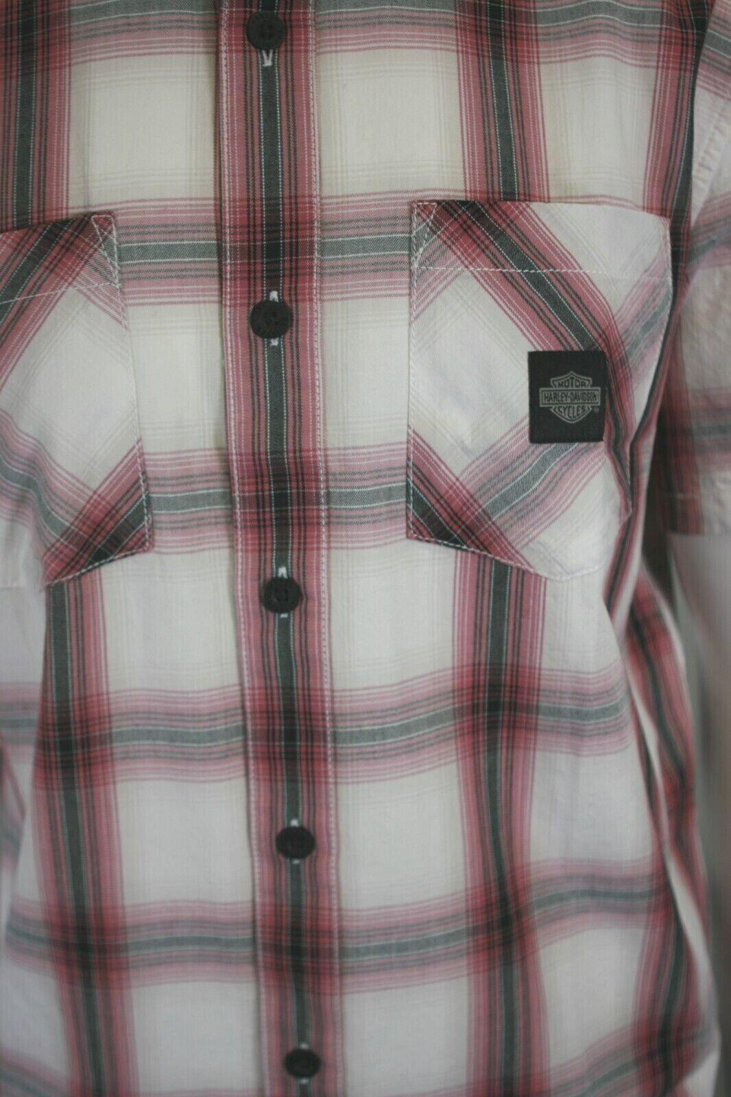 HD Branded Men's Shirt Red Plaid Forever S/S Woven (S54)
