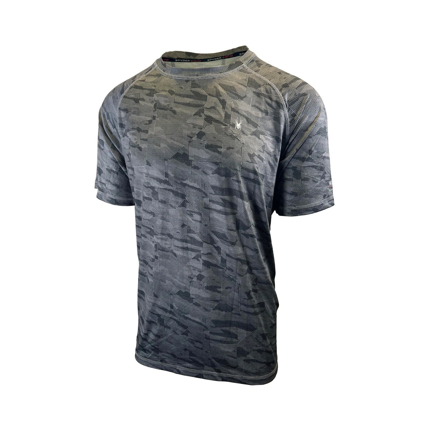 Spyder Swim Men's Camo T-Shirt Rashguard Surf - Sand - Sun Short Sleeve
