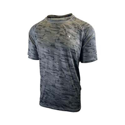 Spyder Swim Men's Camo T-Shirt Rashguard Surf - Sand - Sun Short Sleeve