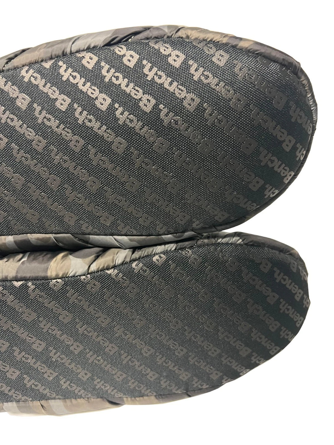 Bench Men's Green Camo Puffer Slippers Indoor FiberFill (S05)