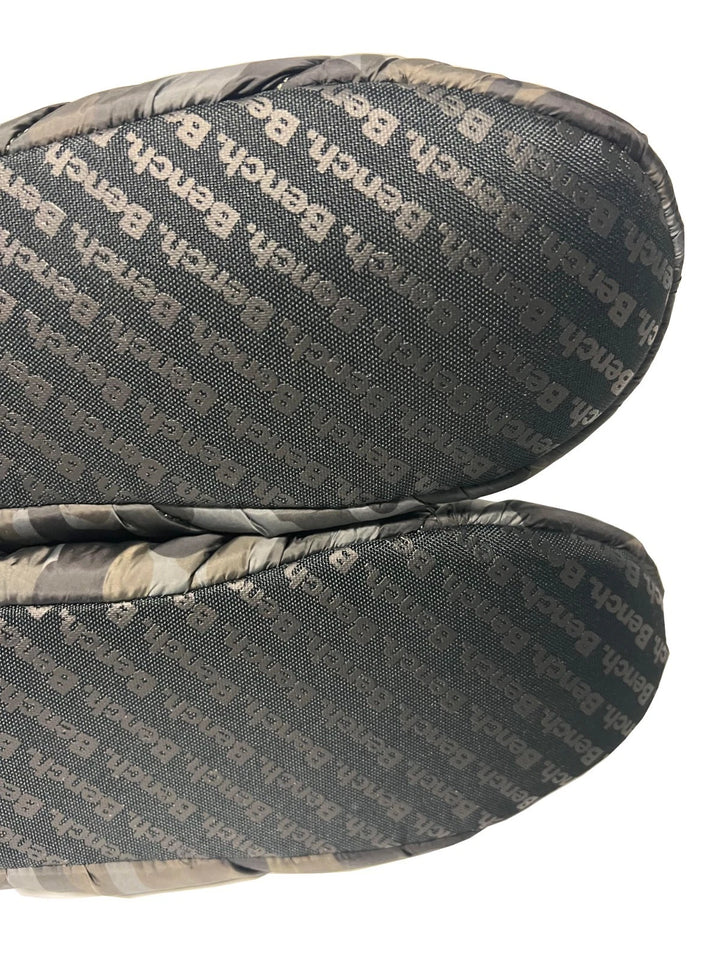 Bench Men's Green Camo Puffer Slippers Indoor FiberFill (S05)