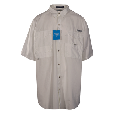 Columbia Men's Woven Shirt PFG Bonehead Short Sleeve Fishing Shirt